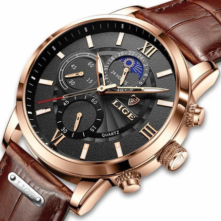 Reloj Lige con Correa de Cuero