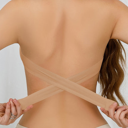 Sujetador Bandeau Invisible sin Tirantes con Cierre Lateral