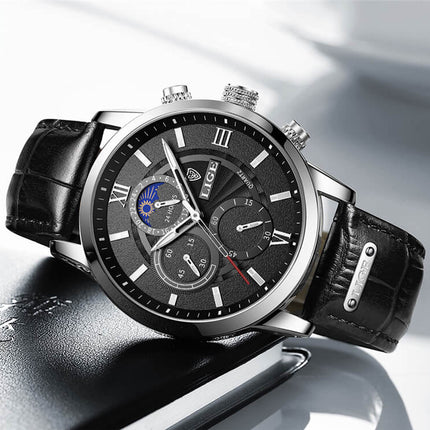 Reloj Lige con Correa de Cuero