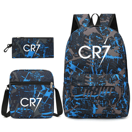 Mochila + Estuche + Lonchera Cristiano Ronaldo