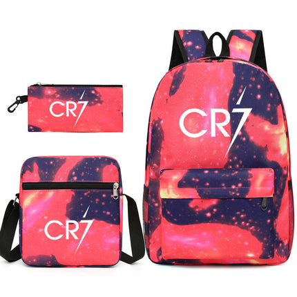 Mochila + Estuche + Lonchera Cristiano Ronaldo