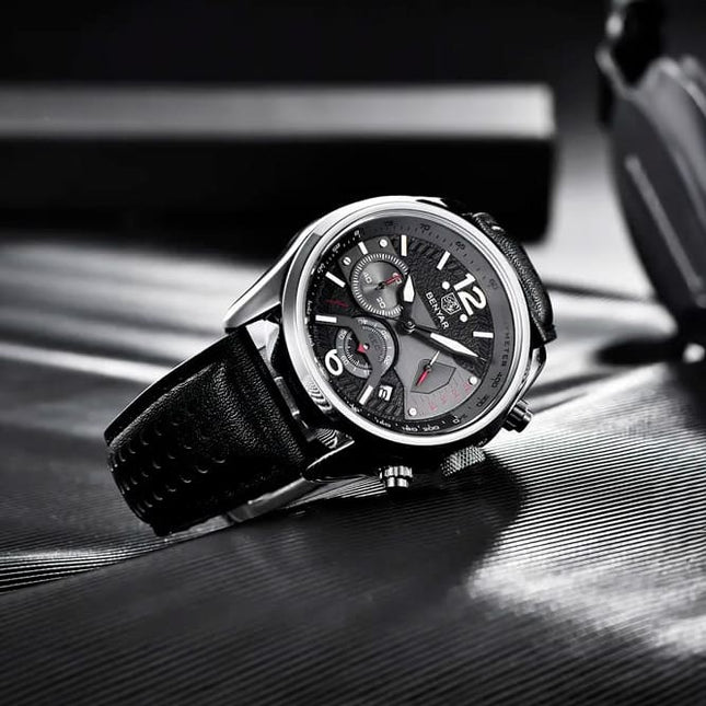 Reloj Deportivo Benyar Rare con Correa de Cuero