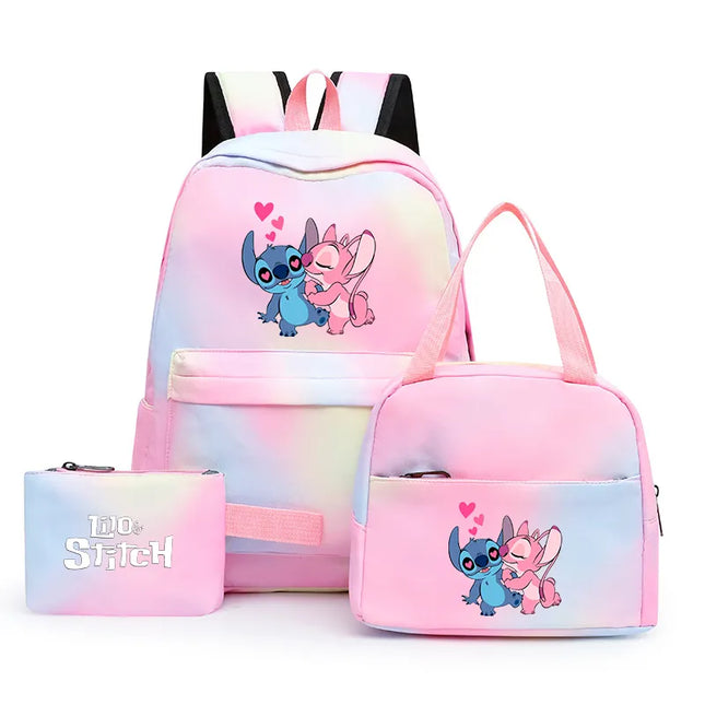 Kit Escolar Mochila y Lonchera - Lilo y Stitch