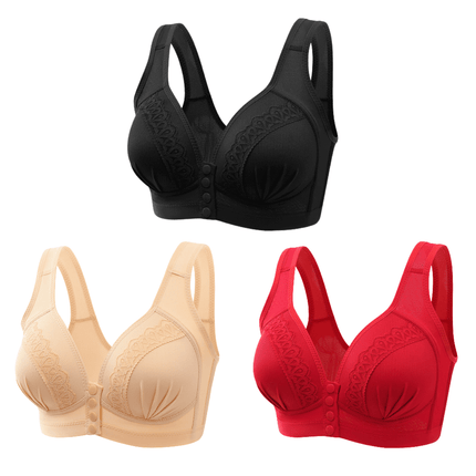 Kit Sujetador Push Up Cierre Delantero - Monalisa
